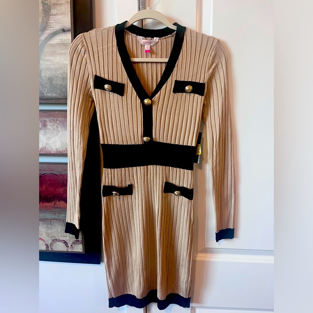 No Boundries Contrast Trim Dress Brand New with tags
